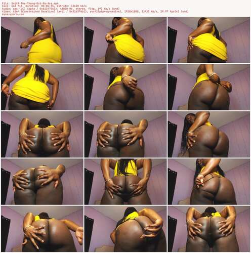 BlackHottie - Sniff The Thong Out My Ass 1080p - Preview