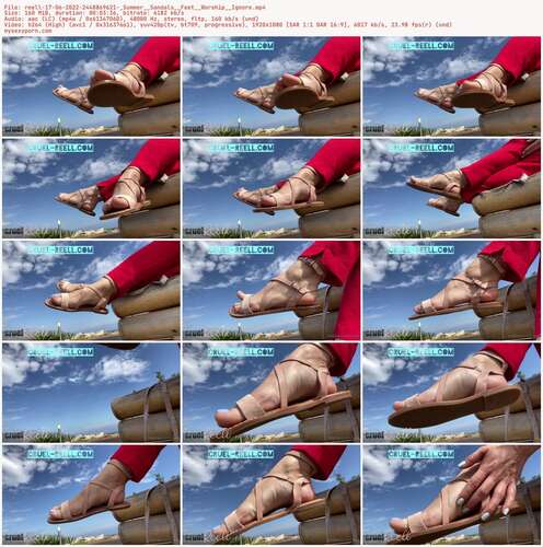 Reell - 17 06 2022 2448869621 - Summer Sandals Feet Worship Ignore 1080p - Preview