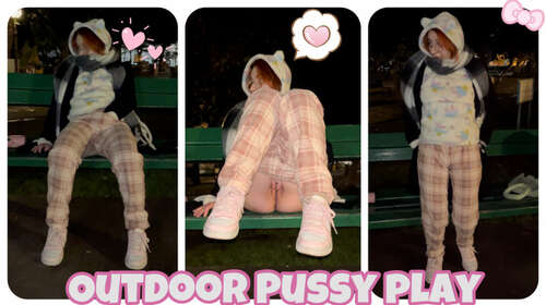 cutielanalova – REDHEAD BABYGIRL OUTDOOR PUSSY PLAY 1080p - Cover