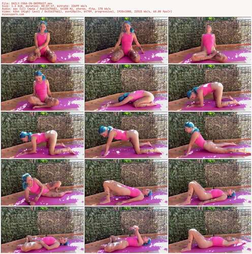 cutielanalova - DAILY YOGA IN SWIMSUIT 1080p - Preview