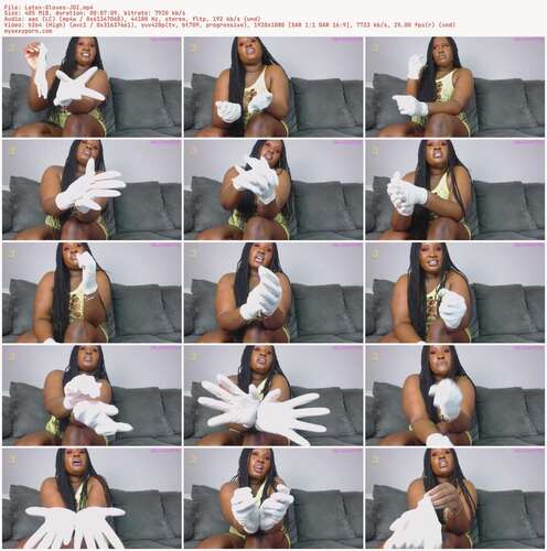 BlackHottie - Latex Gloves JOI 1080p - Preview