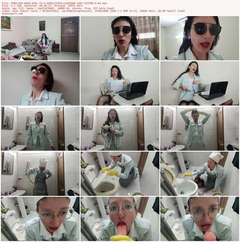 _Arlequin_ - FROM BIG BOSS GIRL TO A HUMILIATED CLEANING LADY GIVING A BJ 1080p - Preview