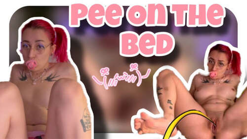 cutielanalova - SUCKING A PACIFIER AND PEEING IN BED 1080p - Cover