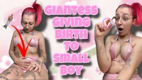 cutielanalova – GIANTESS GIVING BIRTH TO TINY BOY 1080p - Cover