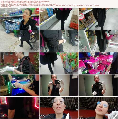 _Arlequin_ - I GO TO WORK IN MY SHORT WHITE GLOVES BLOG WITH ARLEQUIN 1080p - Preview