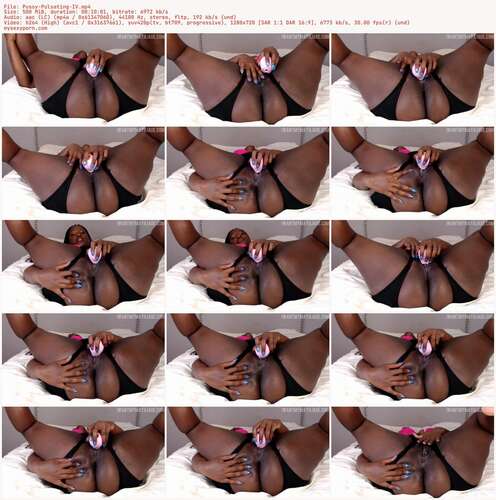 BlackHottie - Pussy Pulsating IV 720p - Preview