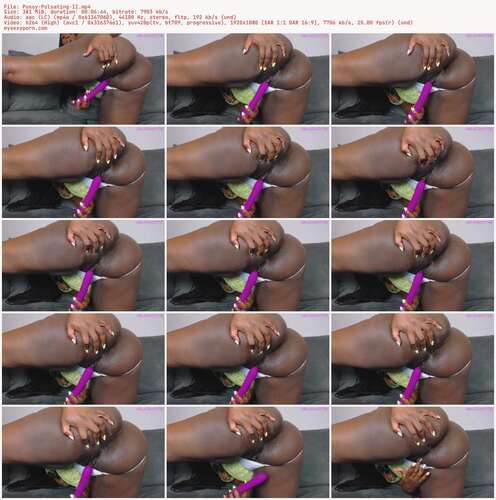 BlackHottie - Pussy Pulsating II 1080p - Preview