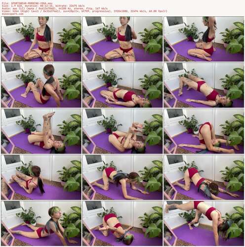 cutielanalova - SPORTSWEAR MORNING YOGA 1080p - Preview