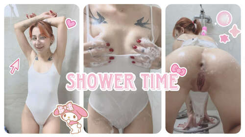 cutielanalova - HOT GFE SHOWER TEASE WET AND SOAP BODYSUIT 1920p - Cover