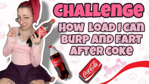 cutielanalova - CHALLENGE HOW LONG CAN I BURP AND FART AFTER COKE 1080p - Cover