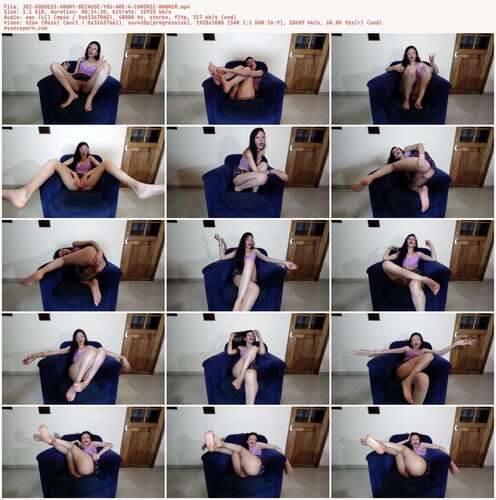 _Arlequin_ - JOI GODDESS ANGRY BECAUSE YOU ARE A CHRONIC WANKER 1080p - Preview