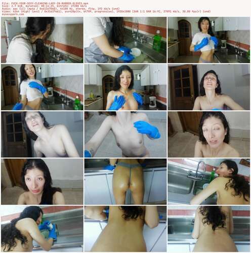 _Arlequin_ - FUCK YOUR SEXY CLEANING LADY IN RUBBER GLOVES 1080p - Preview