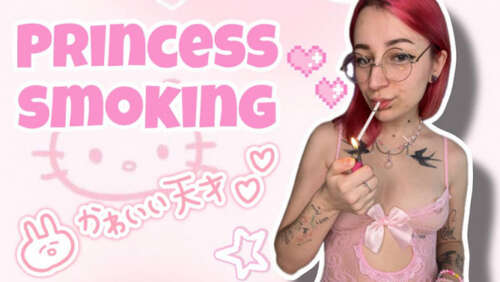 cutielanalova – PRINCESS SMOKING 1080p - Cover