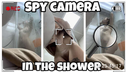 cutielanalova - HIDDEN CAM SPYING ON ME IN THE SHOWER 1080p - Cover