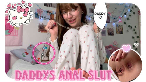 cutielanalova – DADDYS ANAL SLUT STRETCH MY ASS BEFORE BED DADDY 1080p - Cover