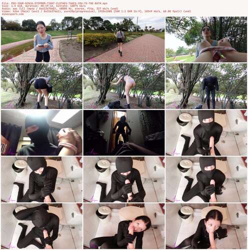 _Arlequin_ - POV YOUR NINJA STEPMOM TIGHT CLOTHES TAKES YOU TO THE BATH 1080p - Preview