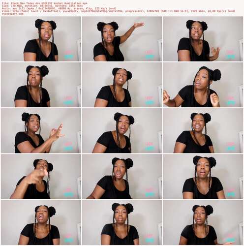 Chylattexxx - Black Men Today Are Useless Verbal Humiliation 720p - Preview
