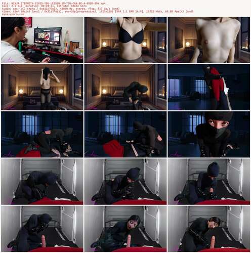 _Arlequin_ - NINJA STEPMOTH GIVES YOU LESSON SO YOU CAN BE A GOOD BOY 1080p - Preview