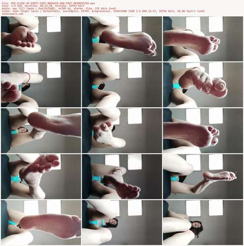 _Arlequin_ - POV CLOSE UP DIRTY FOOT WORSHIP AND FOOT MESMERIZED 1080p - Preview