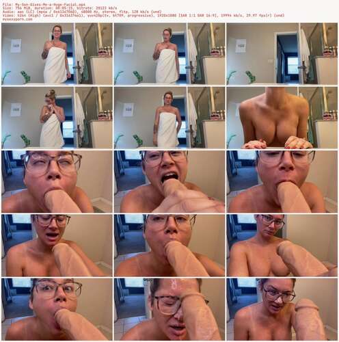 LauranVickers - My Son Gives Me a Huge Facial 1080p - Preview