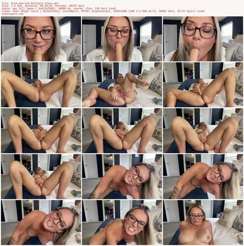 LauranVickers - Fuck and Cum Multiple Times 1080p - Preview