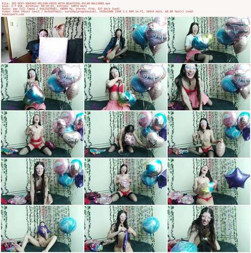 _Arlequin_ - JOI SEXY SQUEAKY HELIUM VOICE WITH BEAUTIFUL MYLAR BALLOONS 1080p - Preview