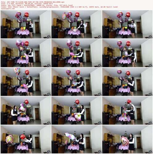 _Arlequin_ - JOI TIME TO CLEAN AND TIDY UP THE CUTE PRINCESS BALLOONS 1080p - Preview