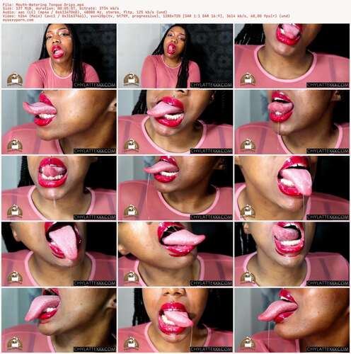 Chylattexxx - Mouth Watering Tongue Drips 720p - Preview
