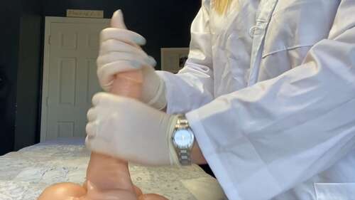 LauranVickers – Evil Dr Gives a Gloved Handjob 1080p - Cover