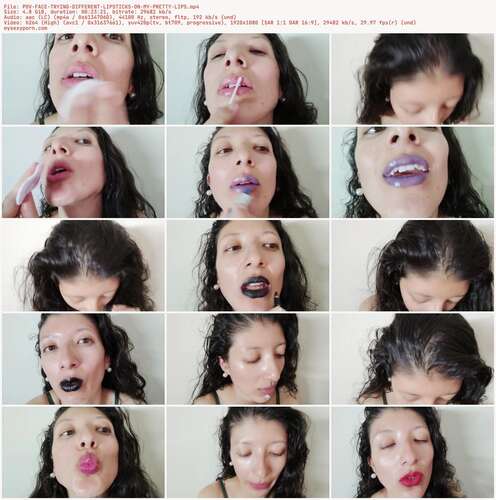 _Arlequin_ - POV FACE TRYING DIFFERENT LIPSTICKS ON MY PRETTY LIPS 1080p - Preview