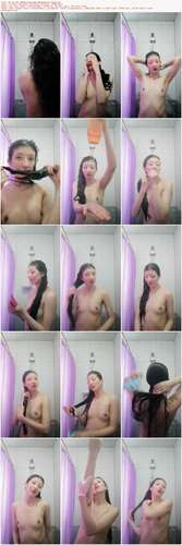 _Arlequin_ - ME IN THE SHOWER HAIR AND BRUSHING MY HAIR 1920p - Preview