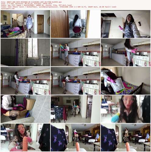 _Arlequin_ - SWEET AND SEXY REVENGE OF CLEANING LADY IN PINK GLOVES 1080p - Preview