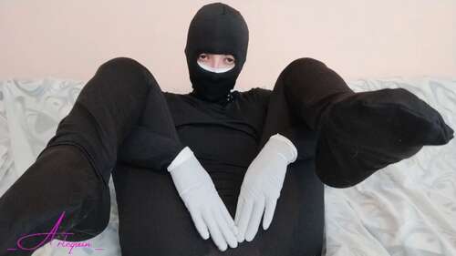 _Arlequin_ - POV IM TIGHT MASTURBATING WITH ZENTAI SUIT GLOVES AND MASK 1080p - Cover