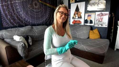 LauranVickers – Dish Gloves Spanks 720p - Cover