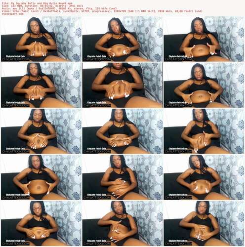 Chylattexxx - My Squishy Belly And Big Outie Navel 720p - Preview