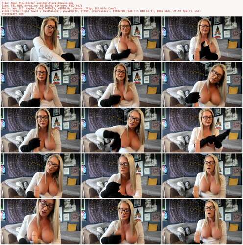 LauranVickers - Mean Step Sister and Her Black Gloves 720p - Preview