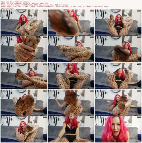 Claradomme - Cum To My Fishnet Feet 1080p - Preview