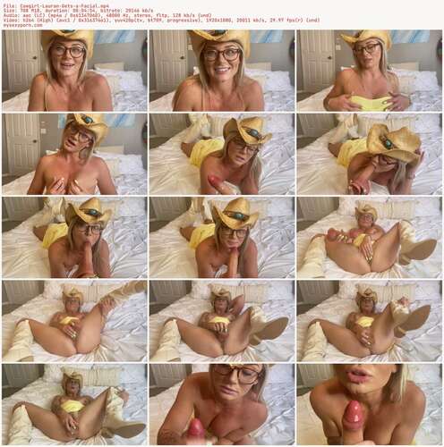 LauranVickers - Cowgirl Lauran Gets a Facial 1080p - Preview