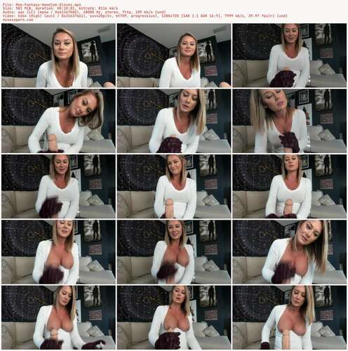 LauranVickers - Mom Fantasy Handjob Gloves 720p - Preview
