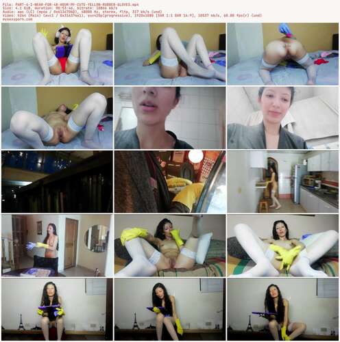 _Arlequin_ - PART 4 I WEAR FOR 48 HOUR MY CUTE YELLOW RUBBER GLOVES 1080p - Preview