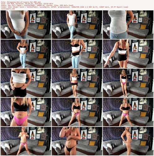 LauranVickers - Stripping Out of Layers for BBC 720p - Preview