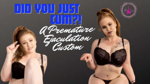 Paris_love - Did you just cum SPH amp Premature Ejaculation 1080p - Cover