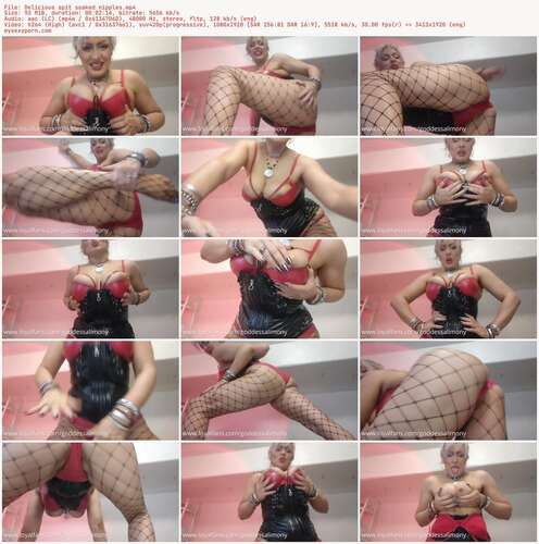 Goddess Alimony - Delicious Spit Soaked Nipples 1920p - Preview