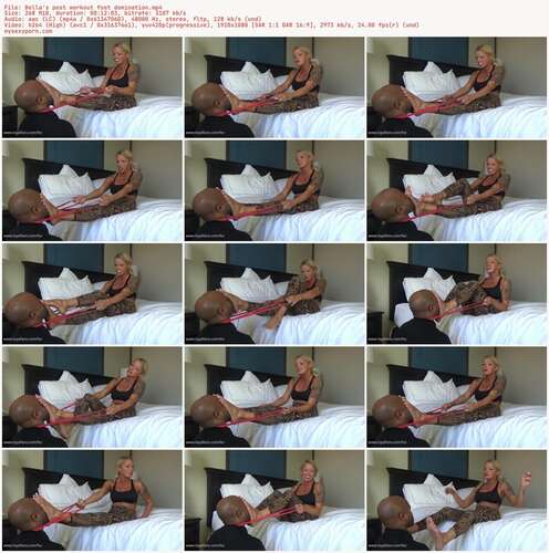 Foc - Bella'S Post Workout Foot Domination 1080p - Preview
