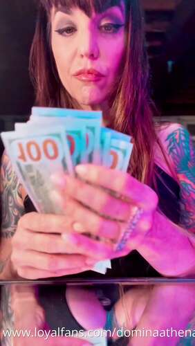 Domina Athena – Be A Good Wallet And Give That Paycheck To Goddess 1920p - Cover