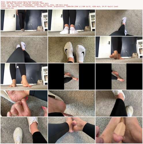 LauranVickers - Socks Shoes Lotion Bare Feet Footjob 720p - Preview