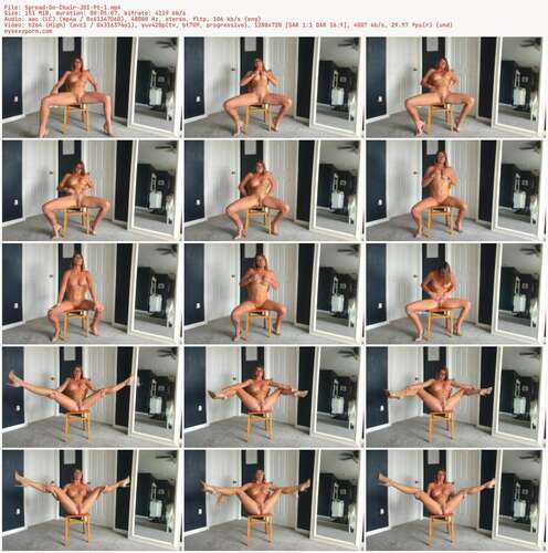 LauranVickers - Spread On Chair JOI Pt 1 720p - Preview
