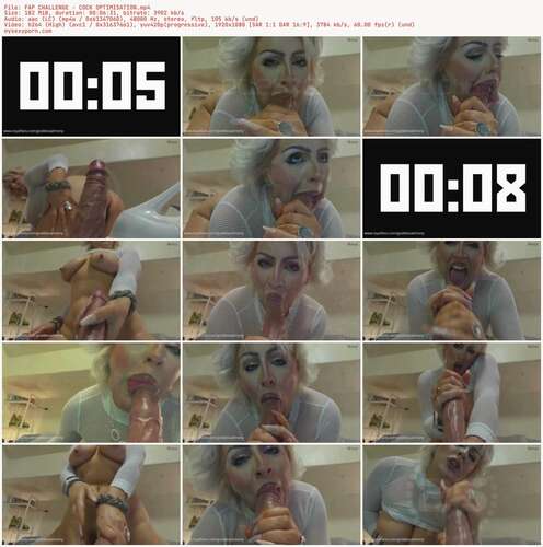 Goddess Alimony - Fap Challenge - Cock Optimisation 1080p - Preview