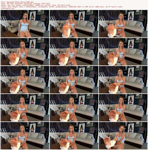 LauranVickers - Sprained Ankle Story FAKE 720p - Preview