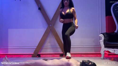 Evilwoman - Gym Training In Femdom Way 1080p - Cover